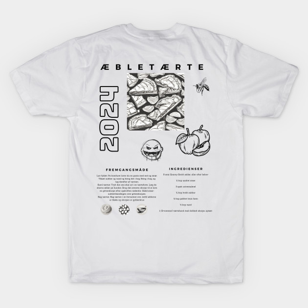 Apple Pie Recipe T-Shirt by Mobbyin